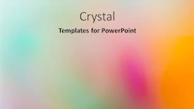  Presentation with abstract - Amazing theme having blurred-and-colorful-abstract-background backdrop and a lemonade colored foreground