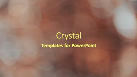  Presentation with blurred bokeh - Slides having blurred-autumn-forest-background background and a tawny brown colored foreground