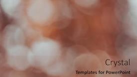  Presentation with blurred bokeh - PPT theme featuring blurred-autumn-forest-background background and a coral colored foreground