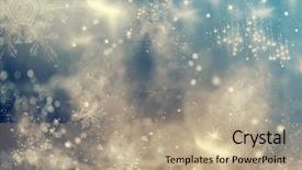  Presentation with blurred bokeh - Slide deck enhanced with blurred bokeh of christmas light background and a coral colored foreground