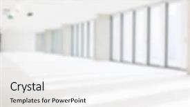  Presentation with moving business - Presentation theme consisting of blurred business background background and a white colored foreground