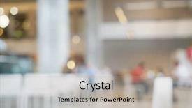  Presentation with cafe - Slide set consisting of fast food modern building - blurred cafe background background and a light gray colored foreground