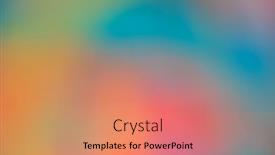  Presentation with abstract - Presentation theme consisting of blurred-colorful-abstract-background-smooth background and a coral colored foreground