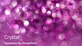  Presentation with blurred bokeh - Beautiful slide set featuring blurred festive bokeh can be used as background for holidays backdrop and a violet colored foreground
