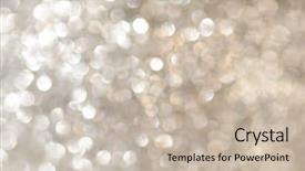  Presentation with blurred bokeh - Audience pleasing presentation design consisting of blurred festive bokeh can be used as background for holidays backdrop and a soft green colored foreground