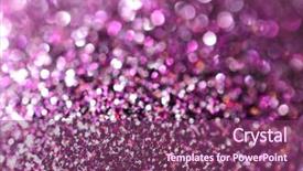  Presentation with blurred bokeh - Amazing slides having blurred festive bokeh can be used as background for holidays backdrop and a violet colored foreground