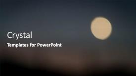  Presentation with moon - PPT theme having horror abstract grunge texture background - blurred light of moon background and a dark gray colored foreground