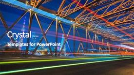  Presentation with shanghai - Audience pleasing slide deck consisting of blurred light trails at waibaidu bridge shanghai china backdrop and a ocean colored foreground