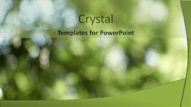  Presentation with sunshine - Slide deck with blurred-photo-of-young-spring background and a yellow colored foreground