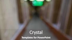  Presentation with inventory - Slide set consisting of blurred view of warehouse inventory background and a  colored foreground