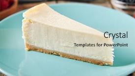  Presentation with blue cheese - Beautiful slide deck featuring blurred wooden rustic vintage backdrop and a soft green colored foreground