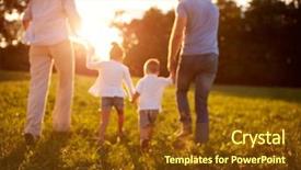  Presentation with beaker and flask nature - Colorful presentation theme enhanced with blurriness - blurred background of family backdrop and a tawny brown colored foreground