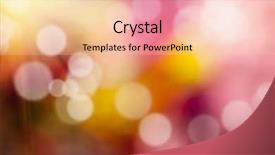  Presentation with nature sun leaves - Colorful theme enhanced with blurriness - red natural background blurring backdrop and a lemonade colored foreground