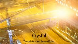  Presentation with flare - Beautiful PPT layouts featuring blurry animated flare against high backdrop and a gold colored foreground