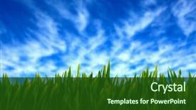  Presentation with flare - Colorful presentation enhanced with blurry animated flare against view backdrop and a forest green colored foreground