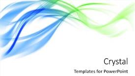  Presentation with bright future - Cool new presentation design with blurry bright background abstraction backdrop and a white colored foreground