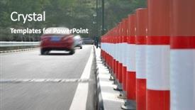  Presentation with car drift - Audience pleasing slides consisting of blurry car on the road backdrop and a dark gray colored foreground