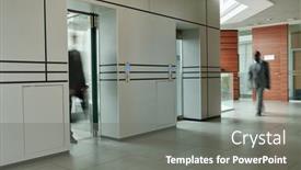  Presentation with motion - Slide deck enhanced with blurry-motion-of-two-male background and a  colored foreground