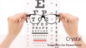  Presentation with hands holding - Presentation theme with blurry vision - hands holding glasses in front background and a lemonade colored foreground