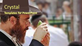  Presentation with orthodox - PPT layouts consisting of bnei-brak-israel-sept-22 background and a tawny brown colored foreground