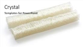  Presentation with japanese food - Slides having bo kanten freeze dry agar background and a white colored foreground