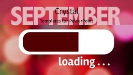  Presentation with loading - Amazing slides having board agenda - progress bar loading backdrop and a red colored foreground