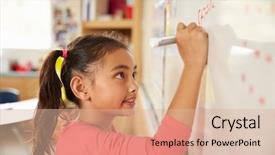  Presentation with school board - PPT layouts consisting of board at elementary school math background and a lemonade colored foreground