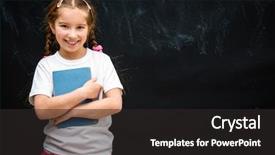  Presentation with cute black board - PPT layouts consisting of board background with a blue background and a  colored foreground