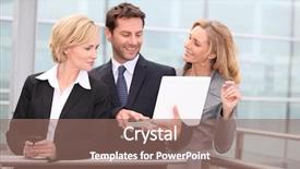  Presentation with business team join hands white - Beautiful presentation theme featuring board director meeting finance - portrait of a business team backdrop and a coral colored foreground