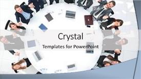  Presentation with director - Audience pleasing slide deck consisting of board directors - director and business team sitting backdrop and a white colored foreground