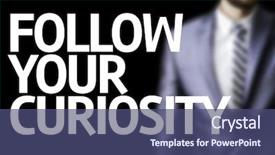  Presentation with curiosity - Presentation theme having board with a business background and a ocean colored foreground