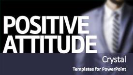  Presentation with positive attitude - Amazing theme having board with a business backdrop and a ocean colored foreground