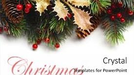  Presentation with boarder - Presentation theme featuring boarders - christmas background christmas boarder background and a pink colored foreground