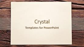  Presentation with white sheet - PPT theme enhanced with boarders - white sheet of paper background and a cream colored foreground