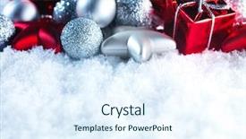  Presentation with silver christmas - Colorful PPT theme enhanced with boarders - winter and christmas background beautiful backdrop and a sky blue colored foreground