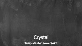  Presentation with chalk - Colorful presentation design enhanced with boarding school - chalk rubbed out on blackboard backdrop and a dark gray colored foreground