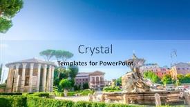  Presentation with forum - Theme having boario-forum-temple-and-square background and a light blue colored foreground