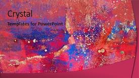  Presentation with faded - PPT theme enhanced with boat faded - grunge background in red background and a red colored foreground