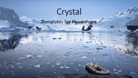  Presentation with antarctic - Cool new PPT layouts with antarctica ship - boat in antarctic waters mountains backdrop and a  colored foreground