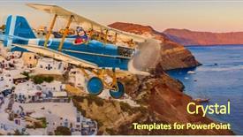  Presentation with save girl child - Slide deck with boat map - child girl pilot aviator background and a tawny brown colored foreground