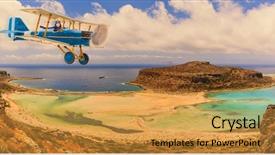  Presentation with save girl child - Beautiful slide set featuring boat map - child girl pilot aviator backdrop and a gold colored foreground