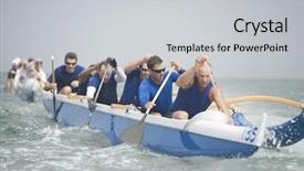  Presentation with boat - Slide set enhanced with group of different types of breads on a white background background and a lemonade colored foreground