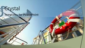  Presentation with ship - Amazing presentation having boat vessel - view to clear blue sky backdrop and a light blue colored foreground