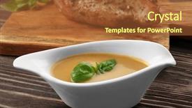  Presentation with jesus boat - PPT layouts consisting of boat with tasty turkey gravy background and a red colored foreground