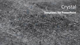  Presentation with cotton fabric - Presentation design enhanced with bobbles-or-pills background and a gray colored foreground