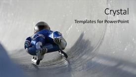  Presentation with popular - Amazing presentation theme having bobsleigh - boblseigh in sigulda latvia europe backdrop and a light gray colored foreground