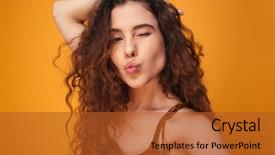  Presentation with selfie - Amazing theme having boccaccio - close up portrait backdrop and a  colored foreground