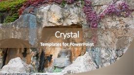  Presentation with buddha - Slides consisting of bodhisattvas carved in the monolith background and a coral colored foreground