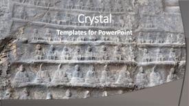  Presentation with buddha - Colorful theme enhanced with bodhisattvas carved in the monolith backdrop and a  colored foreground