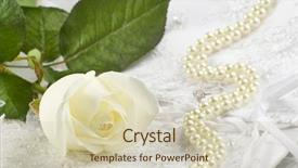  Presentation with pearls - Beautiful presentation featuring bodice - nice wedding background wedding dress backdrop and a  colored foreground